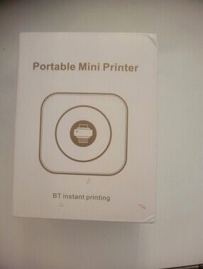 Portable Mini Wireless Printer - White